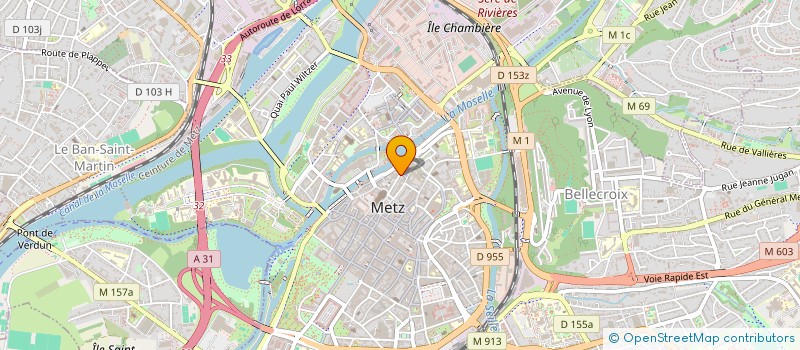 localisation de l'entreprise MONSIEUR DAVID CHAMBON  METZ