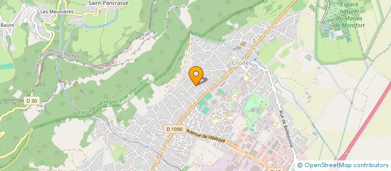 localisation de l'entreprise MONSIEUR DAVID CHAMBRIER à CROLLES