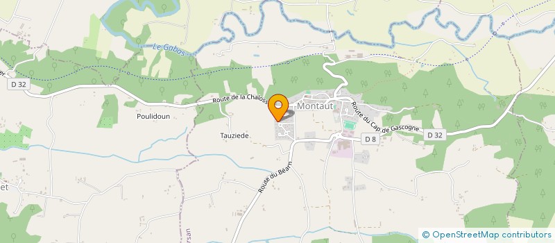 localisation de l'entreprise MONSIEUR DAVID CHAMPAGNE  MONTAUT