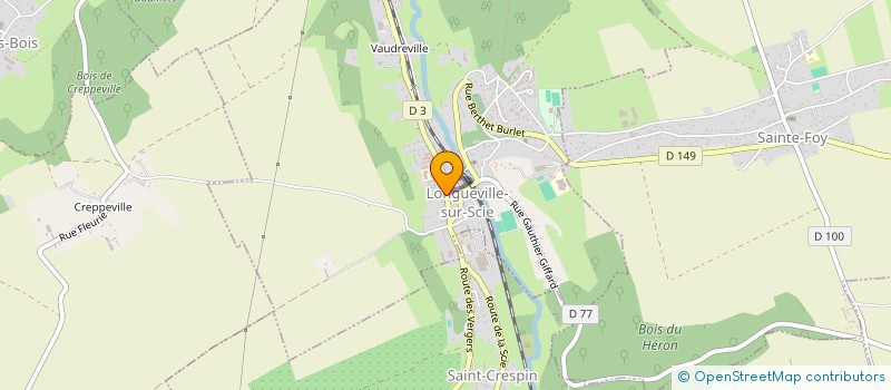 localisation de l'entreprise MONSIEUR DAVID CHANDELIER  LONGUEVILLE-SUR-SCIE