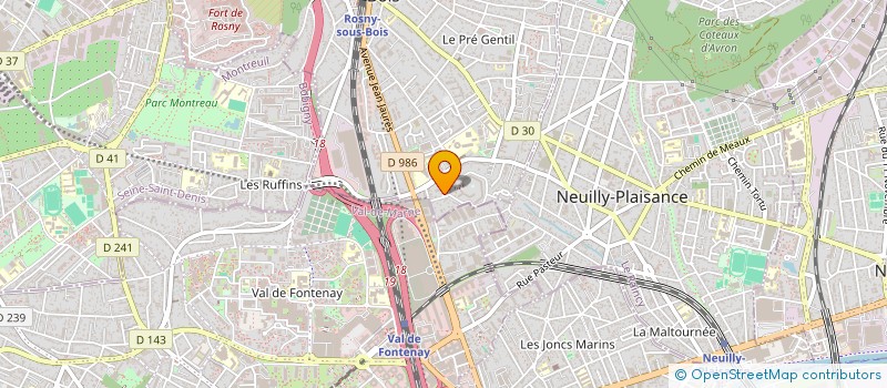 localisation de l'entreprise MONSIEUR DAVID CHANDENG à ROSNY-SOUS-BOIS