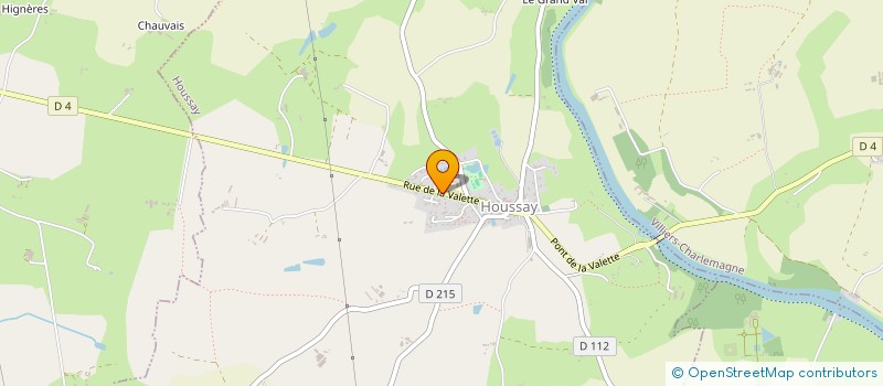 localisation de l'entreprise MONSIEUR DAVID CHANGEON  HOUSSAY