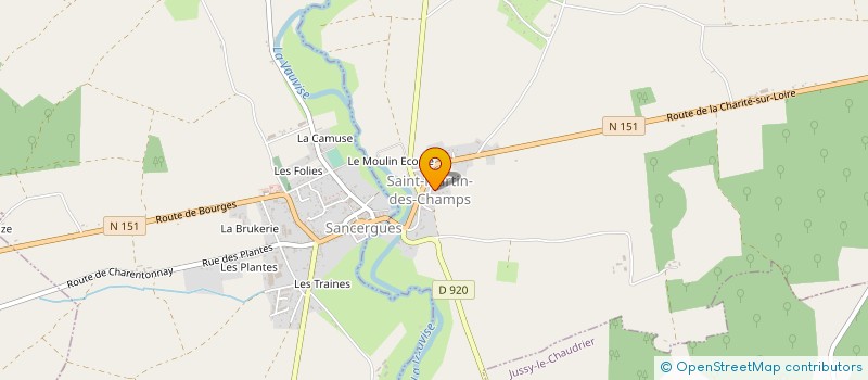 localisation de l'entreprise MONSIEUR DAVID CHANTEREAU à SAINT-MARTIN-DES-CHAMPS