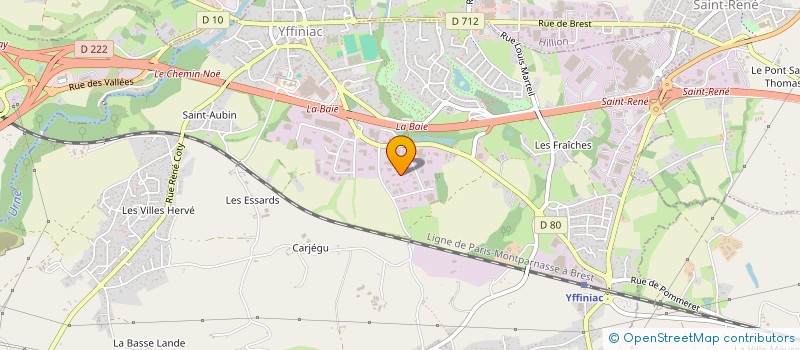 localisation de l'entreprise MONSIEUR DAVID CHANTOISEAU  SAINT-AUBIN-DU-CORMIER