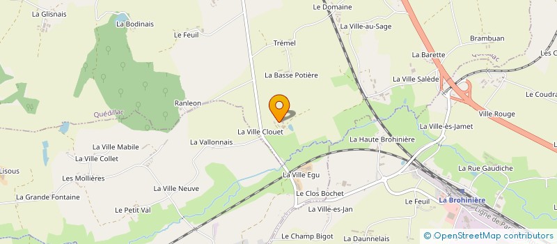 localisation de l'entreprise MONSIEUR DAVID CHANTREL  QUEDILLAC