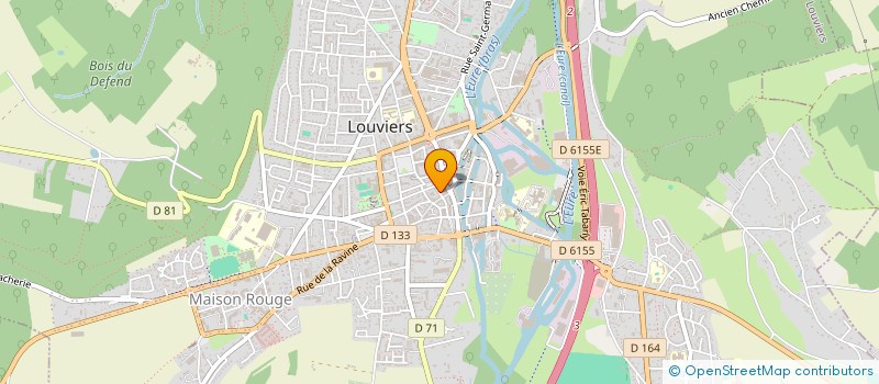 localisation de l'entreprise MONSIEUR DAVID CHAOMLEFFEL à LOUVIERS