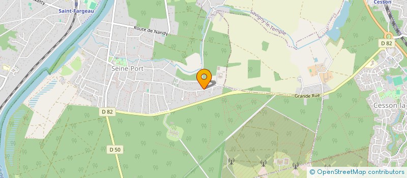 localisation de l'entreprise MONSIEUR DAVID CHAPELLE  SEINE-PORT