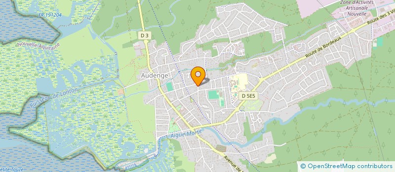 localisation de l'entreprise MONSIEUR DAVID CHAPOULLIE  AUDENGE