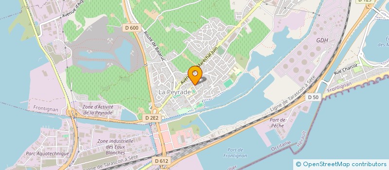 localisation de l'entreprise MONSIEUR DAVID CHARASSON à FRONTIGNAN