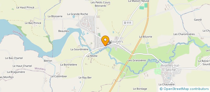 localisation de l'entreprise MONSIEUR DAVID CHARIL à MOUTIERS