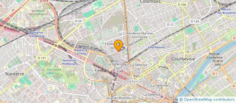 localisation de l'entreprise MONSIEUR DAVID CHARLES à COURBEVOIE