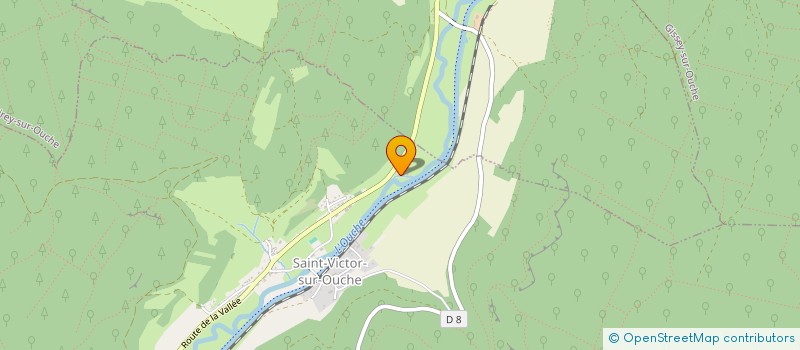 localisation de l'entreprise MONSIEUR DAVID CHAROLOIS  SAINT-VICTOR-SUR-OUCHE