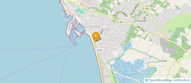 localisation de l'entreprise MONSIEUR DAVID CHARPENTIER  LA TURBALLE