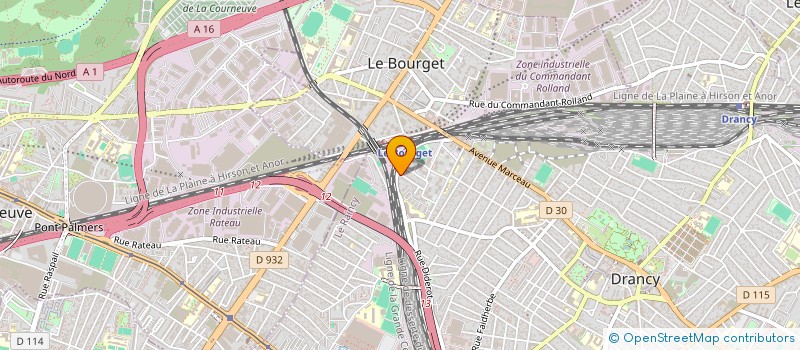localisation de l'entreprise MONSIEUR DAVID CHARPENTIER à DRANCY