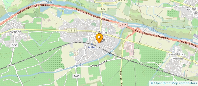 localisation de l'entreprise MONSIEUR DAVID CHARPENTIER  LE BARCARES