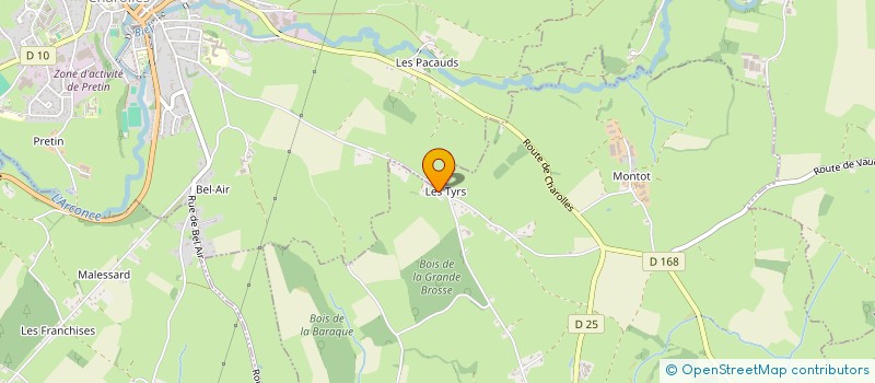 localisation de l'entreprise MONSIEUR DAVID CHARRIER  VAUDEBARRIER