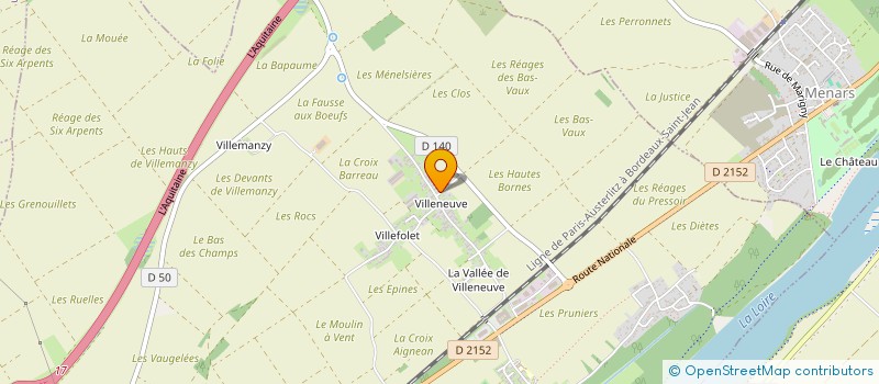 localisation de l'entreprise MONSIEUR DAVID CHARRIER  SAINT-DENIS-SUR-LOIRE