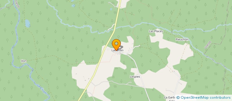 localisation de l'entreprise MONSIEUR DAVID CHASSAGNE  UZESTE