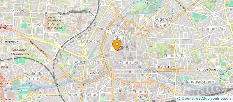 localisation de l'entreprise MONSIEUR DAVID CHATEL  RENNES