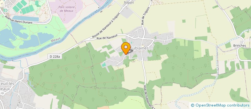 localisation de l'entreprise MONSIEUR DAVID CHATILLON  FUBLAINES