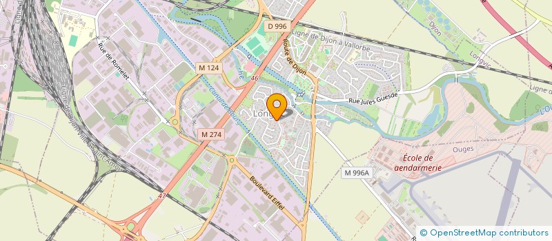 localisation de l'entreprise MONSIEUR DAVID CHAUDRON  LONGVIC