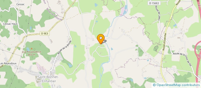 localisation de l'entreprise MONSIEUR DAVID CHAUMEIL  SAINT-BONNET-L'ENFANTIER