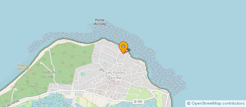 localisation de l'entreprise MONSIEUR DAVID CHAUMET  LES PORTES-EN-RE
