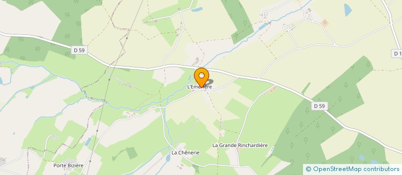 localisation de l'entreprise MONSIEUR DAVID CHAUSSERAY  VASLES