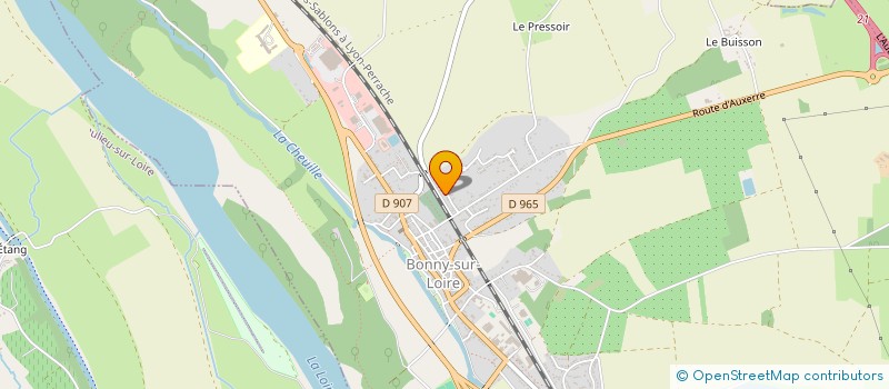 localisation de l'entreprise MONSIEUR DAVID CHAUVEAU à BONNY-SUR-LOIRE
