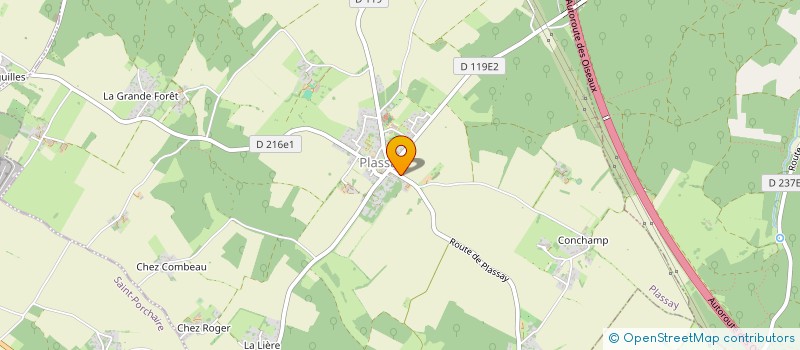 localisation de l'entreprise MONSIEUR DAVID CHAUVET  PLASSAY