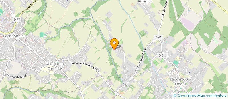 localisation de l'entreprise MONSIEUR DAVID CHAVALLARD  LAPEYROUSE-FOSSAT