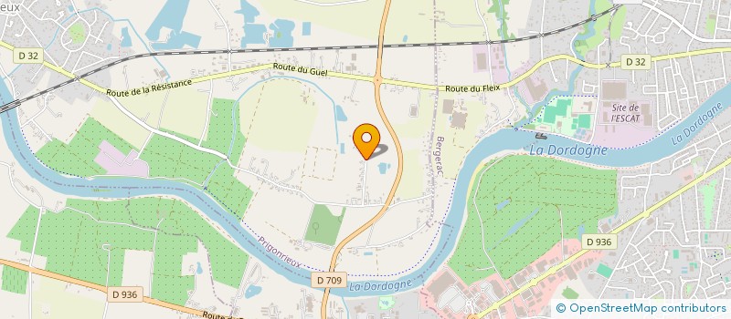 localisation de l'entreprise MONSIEUR DAVID CHAVAROCHE  PRIGONRIEUX