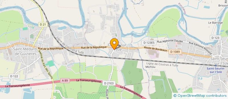 localisation de l'entreprise MONSIEUR DAVID CHAZEAUD  CAMPS-SUR-L'ISLE