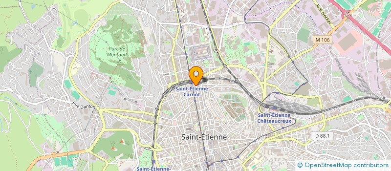 localisation de l'entreprise MONSIEUR DAVID CHAZELLE  SAINT-ETIENNE