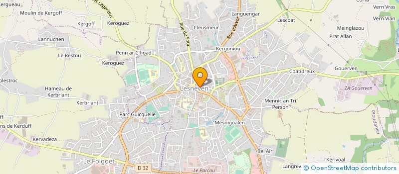 localisation de l'entreprise MONSIEUR DAVID CHELET  SAINT-POL-DE-LEON