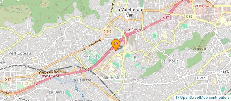 localisation de l'entreprise MONSIEUR DAVID CHELOTTI à TOULON