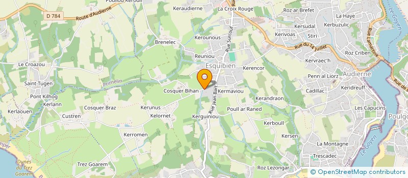 localisation de l'entreprise MONSIEUR DAVID CHEMIN  AUDIERNE