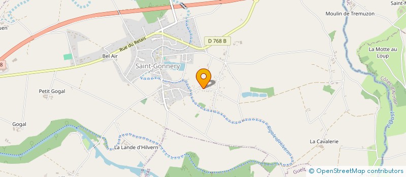 localisation de l'entreprise MONSIEUR DAVID CHEREAU  SAINT-GONNERY