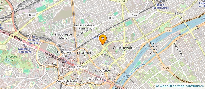 localisation de l'entreprise MONSIEUR DAVID CHERHI à COURBEVOIE