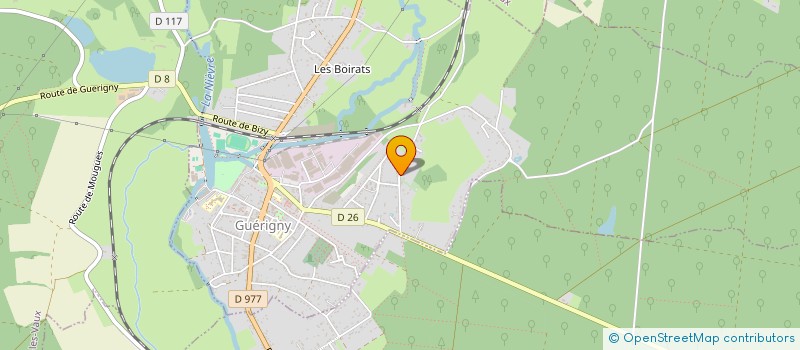 localisation de l'entreprise MONSIEUR DAVID CHESNAIS  GUERIGNY