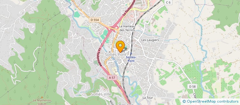 localisation de l'entreprise MONSIEUR DAVID CHETE  SOLLIES-PONT