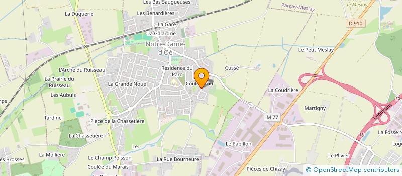 localisation de l'entreprise MONSIEUR DAVID CHIEIRA  NOTRE-DAME-D'OE