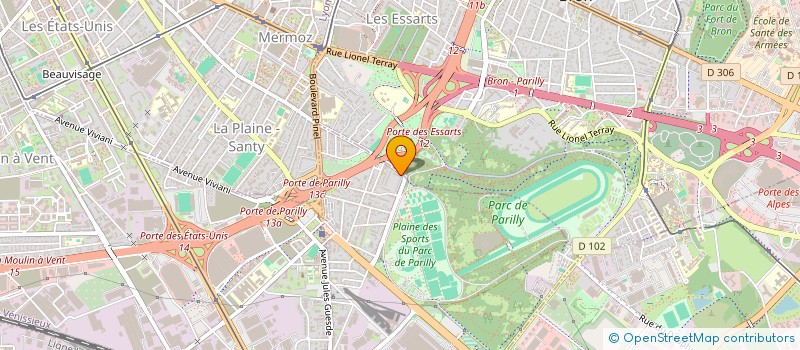 localisation de l'entreprise MONSIEUR DAVID CHIS  VENISSIEUX