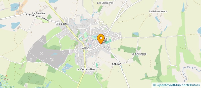 localisation de l'entreprise MONSIEUR DAVID CHIVERS  VAIRE