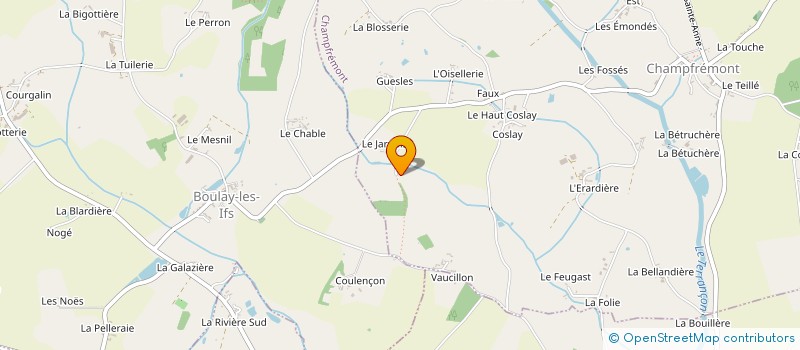 localisation de l'entreprise MONSIEUR DAVID CHOLET à CHAMPFREMONT