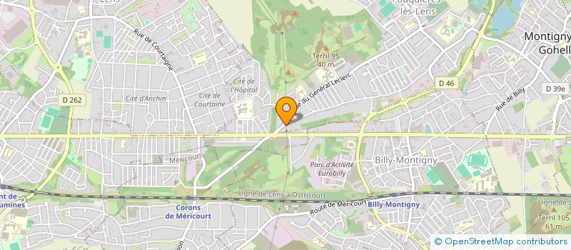 localisation de l'entreprise MONSIEUR DAVID CHOPIN  FOUQUIERES-LES-LENS