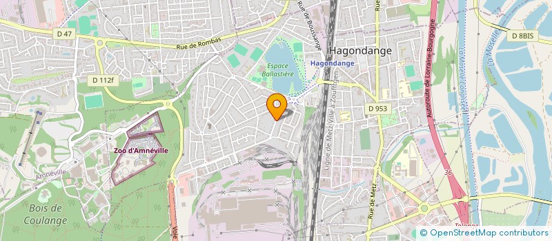 localisation de l'entreprise MONSIEUR DAVID CHQUIRY  HAGONDANGE