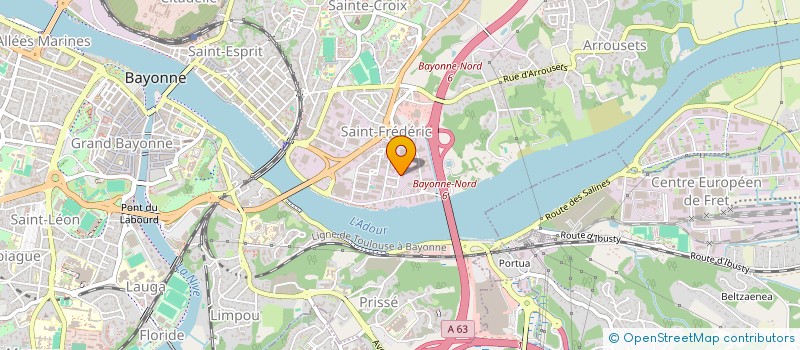 localisation de l'entreprise MONSIEUR DAVID CHRISODOULOS  BAYONNE