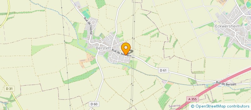 localisation de l'entreprise MONSIEUR DAVID CHRISTMANN  BERSTETT