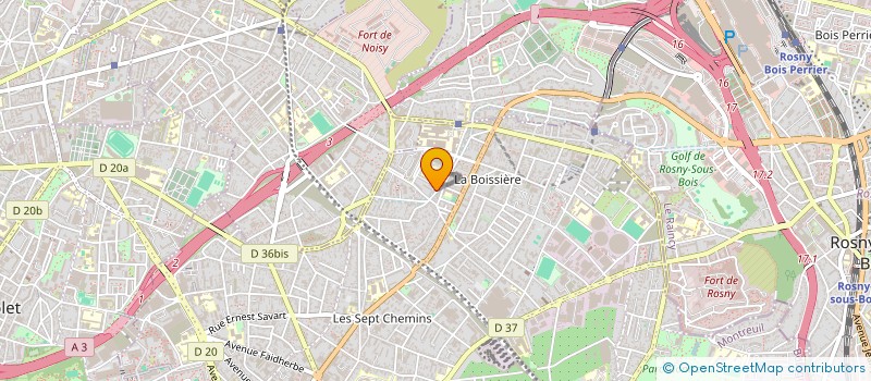 localisation de l'entreprise MONSIEUR DAVID CHRISTOPHE BARRE à MONTREUIL